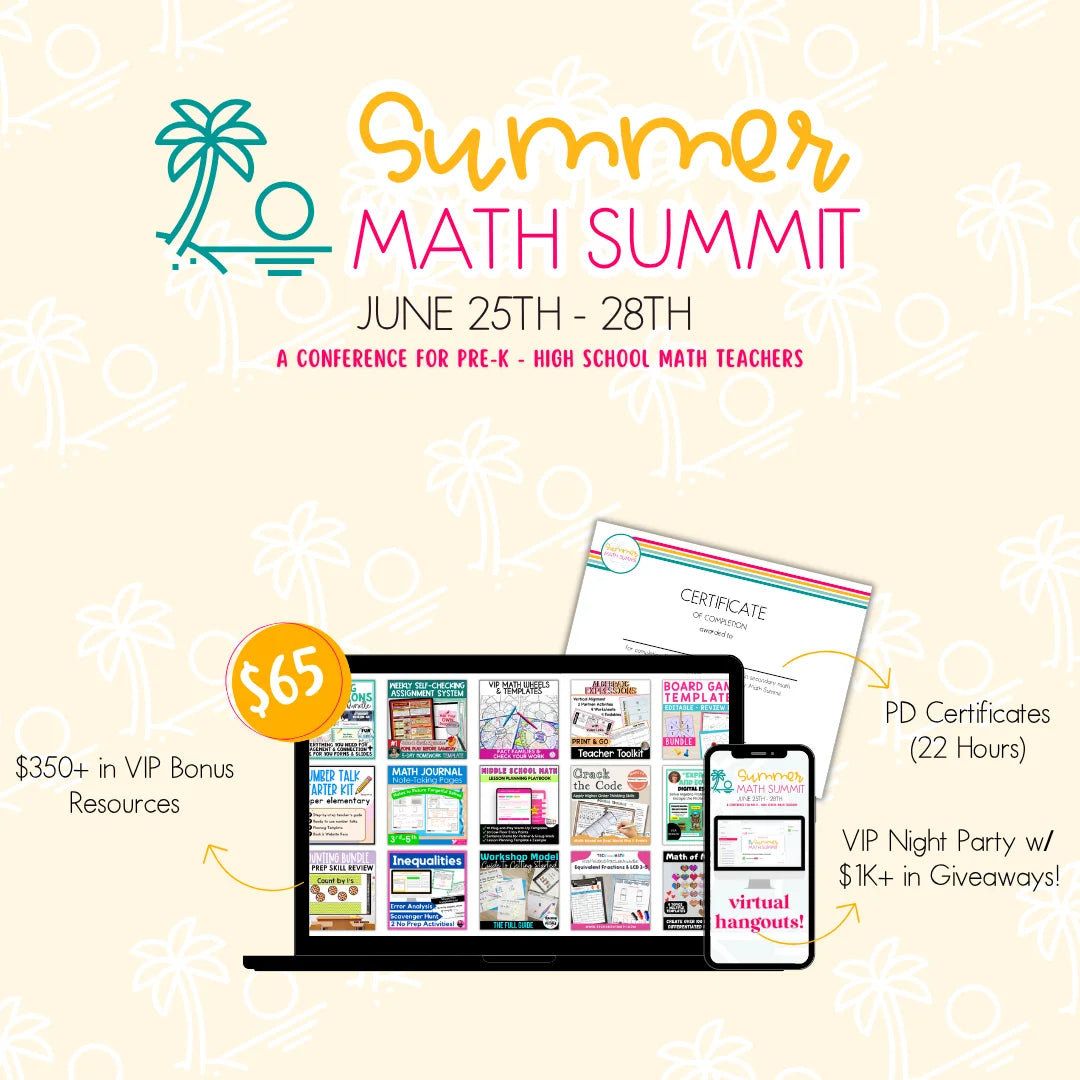 Summer Math Summit VIP 2026 - $65